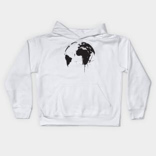 Brushstroke earth Kids Hoodie